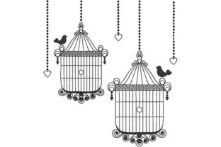 2 Cages: A Detailed Embroidery for Your Next Project