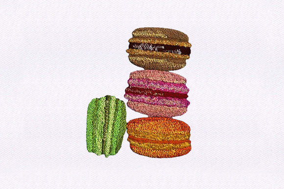 Adorable Multiflavored Pancakes Embroidery