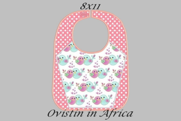 Adorable Pink Baby Bib for Seasonal Charm