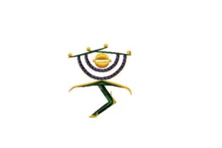 Captured Split Moon Flower: A Charming Embroidery Design