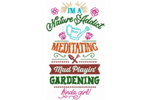 Embrace Nature Addict in Your Next Embroidery Project