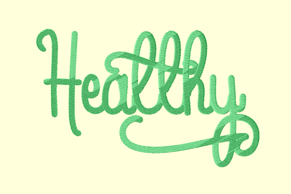 Healthy Lettering: A Charming Touch for Your Home