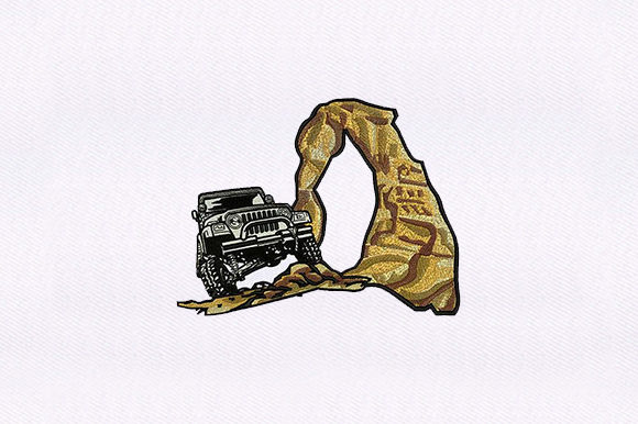 Off Road Truck 4WD: A Versatile Embroidery Design