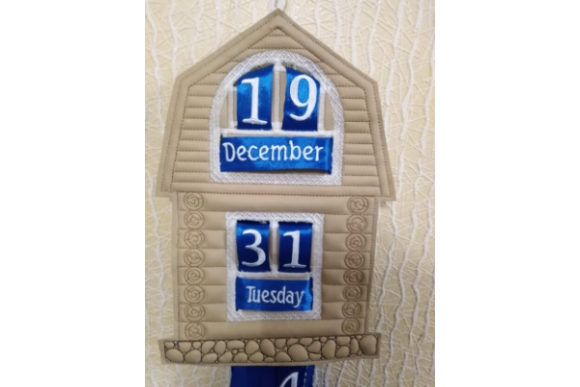 Perpetual Calendar: A Versatile Embroidery Design