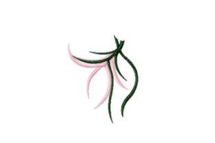 Pink Maiden Flower: A Delicate Embroidery Gem