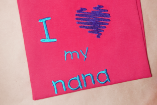 Reviewing I Heart My Nana: A Charming Embroidery Design