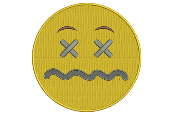 Yellow Emoji: A Fun and Versatile Embroidery Design